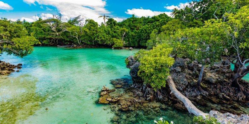 The Blue Lagoon, Port Vila, Efate, Vanuatu - famous tourist destination